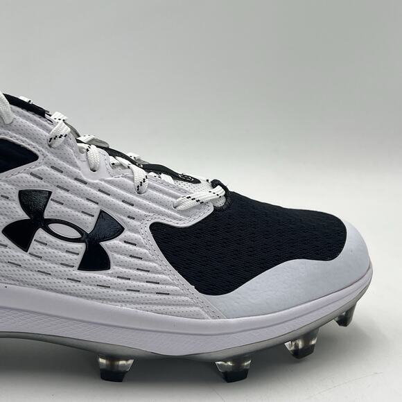 Under Armour Yard Mt Black White 3023439 001 Mens Size 12 NEW Baseball Shoes main image 5